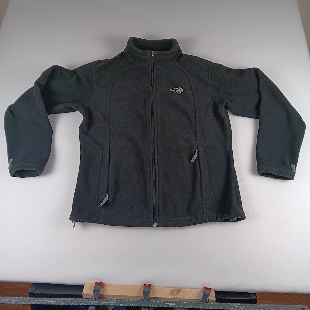 The North Face Black Full Zip Girls/ Filles Size XL
